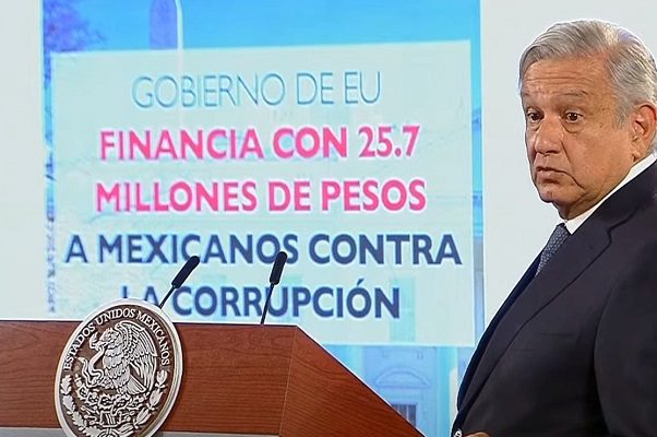 Se alista nota diplomática por supuesto financiamiento de EU a MCCI: AMLO