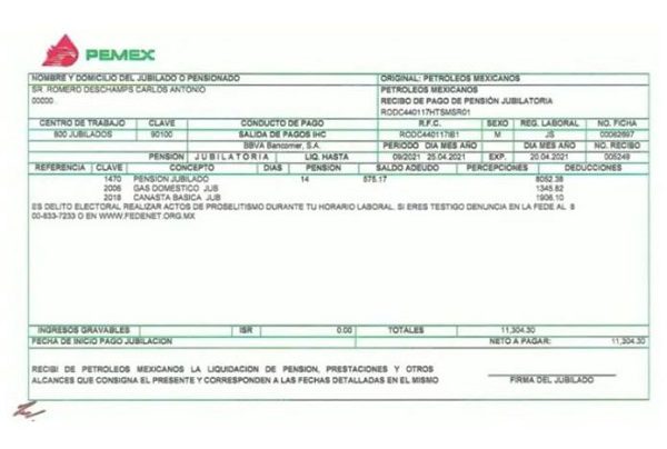 AMLO confirma jubilación de Romero Deschamps y muestra de cuánto es su pensión