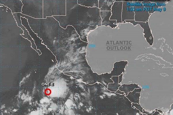 Inicia la temporada de huracanes con la depresión tropical 1-E