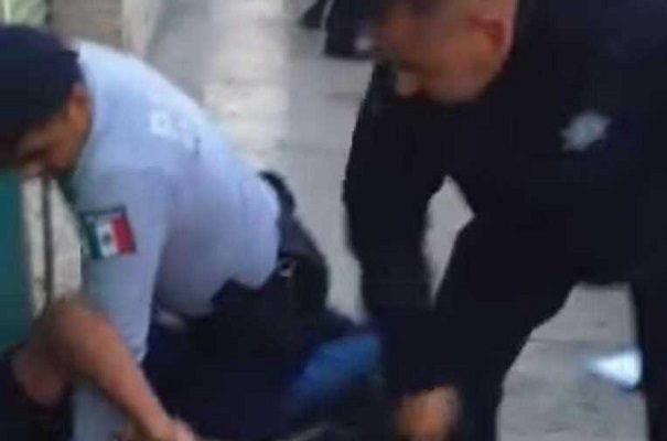 Denuncian abuso policial de municipales, en Pachuca #VIDEOS
