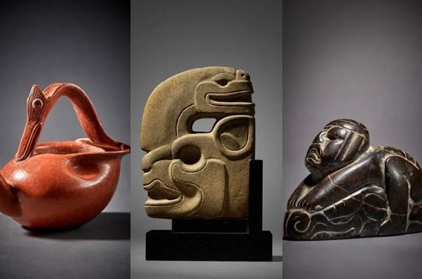 INAH denuncia subasta de piezas prehispánicas en NY