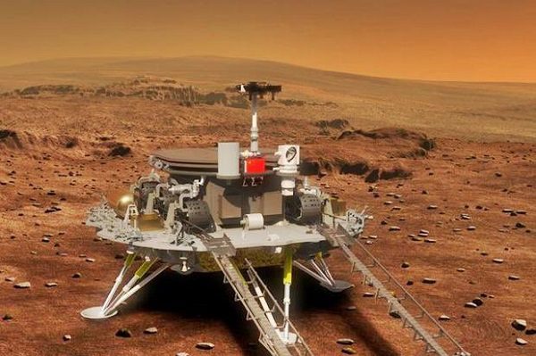 Por primera vez, China logra poner un robot en Marte