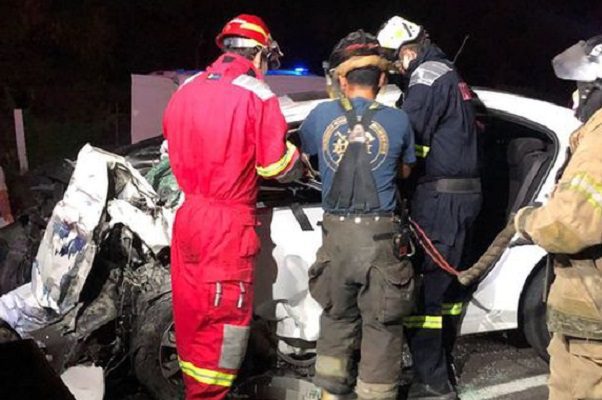 Mueren nueve personas tras choque en supercarretera a Rioverde, SLP