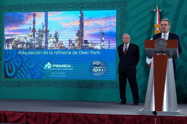 La refinería Deer Park tiene deuda de 980 mdd, informa Pemex