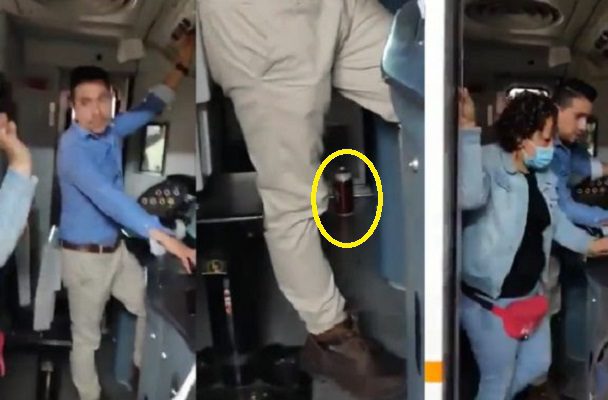 Captan en #VIDEO a conductor de Metro en presunto estado de ebriedad