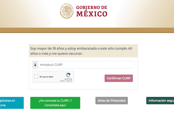 Habilitan registro de vacunación para personas de 40 a 49 años