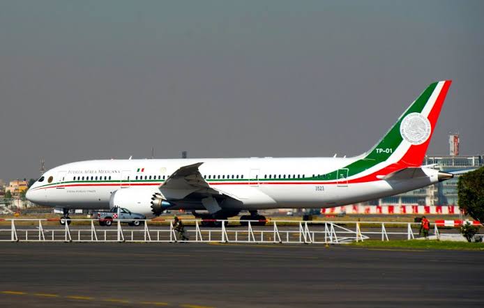 Avión presidencial regresó a Victorville, California, para mantenimiento