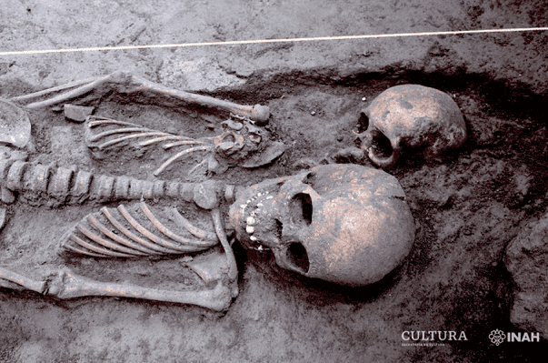 Especialistas del INAH encuentra 17 entierros prehispánicos en Xochimilco