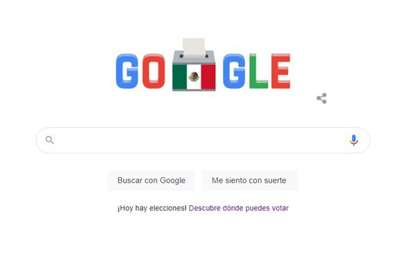 Google dedica doodle dedicado a las elecciones en México