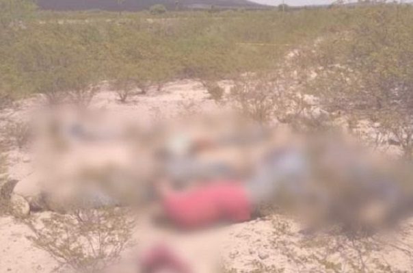 Hallan nueve cuerpos maniatados en Vanegas, San Luis Potosí