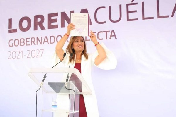 Lorena Cuéllar es declara gobernadora electa de Tlaxcala