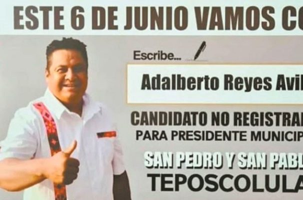 Profesor y agricultor gana presidencia municipal en Oaxaca sin registro