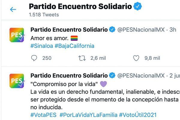 Hackean cuenta de PES y publican mensajes favor del matrimonio igualitario