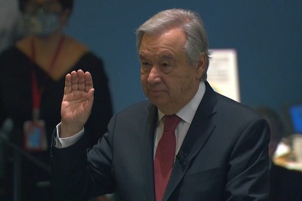 António Guterres es reelegido como secretario de la ONU