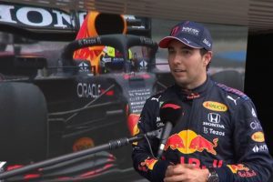 “Checo” Pérez se sube al podio al terminar tercero en GP de Francia
