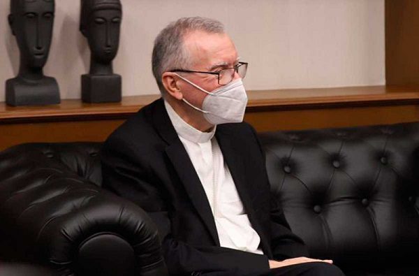 AMLO se reúne con el secretario de Estado del Vaticano en Palacio Nacional