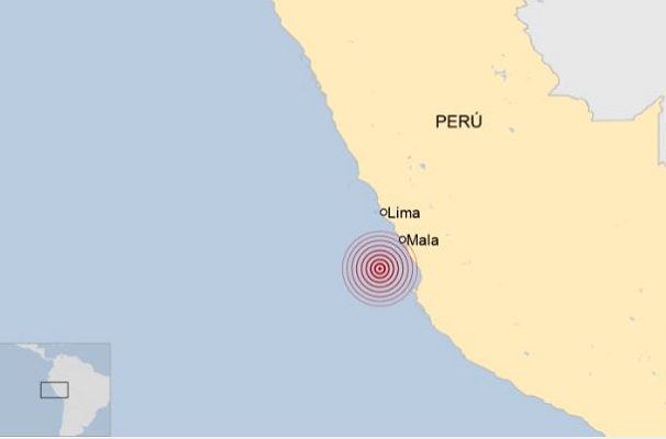 Fuerte sismo de magnitud 6,0 sacude capital de Perú sin registrar daños