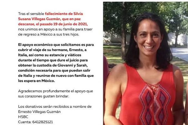Familiar viajará a Italia para recuperar cuerpo de mexicana asesinada