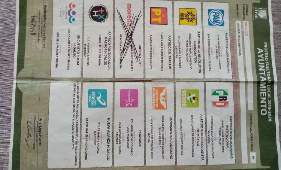 PRI acusa hallazgo de boleta de Hidalgo en paquete de Huitzuco