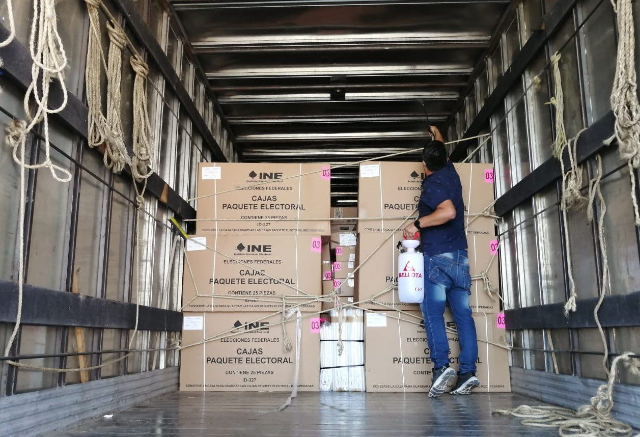 El 96.7% de paquetes electorales ya fueron entregados a presidentes de casilla