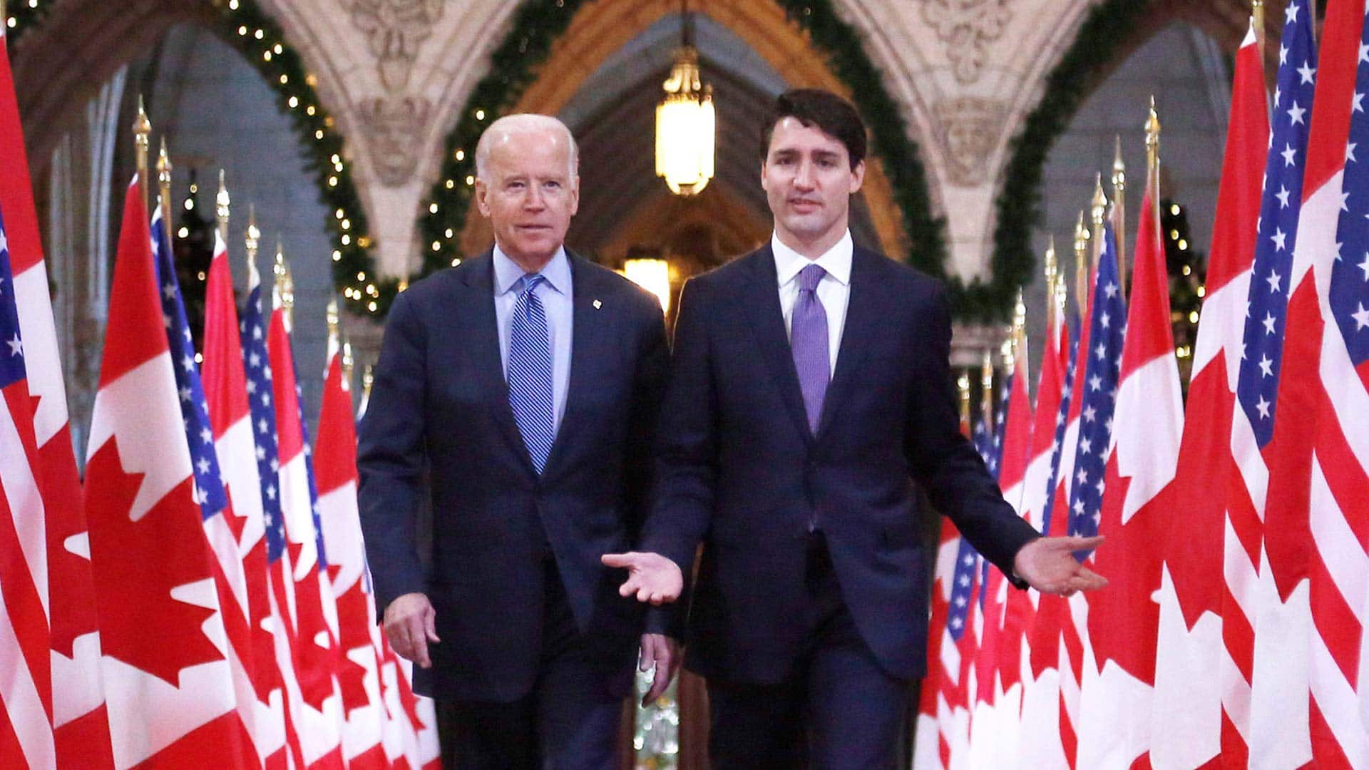 Biden acepta apostar con Trudeau sobre final de la liga de hockey sobre hielo