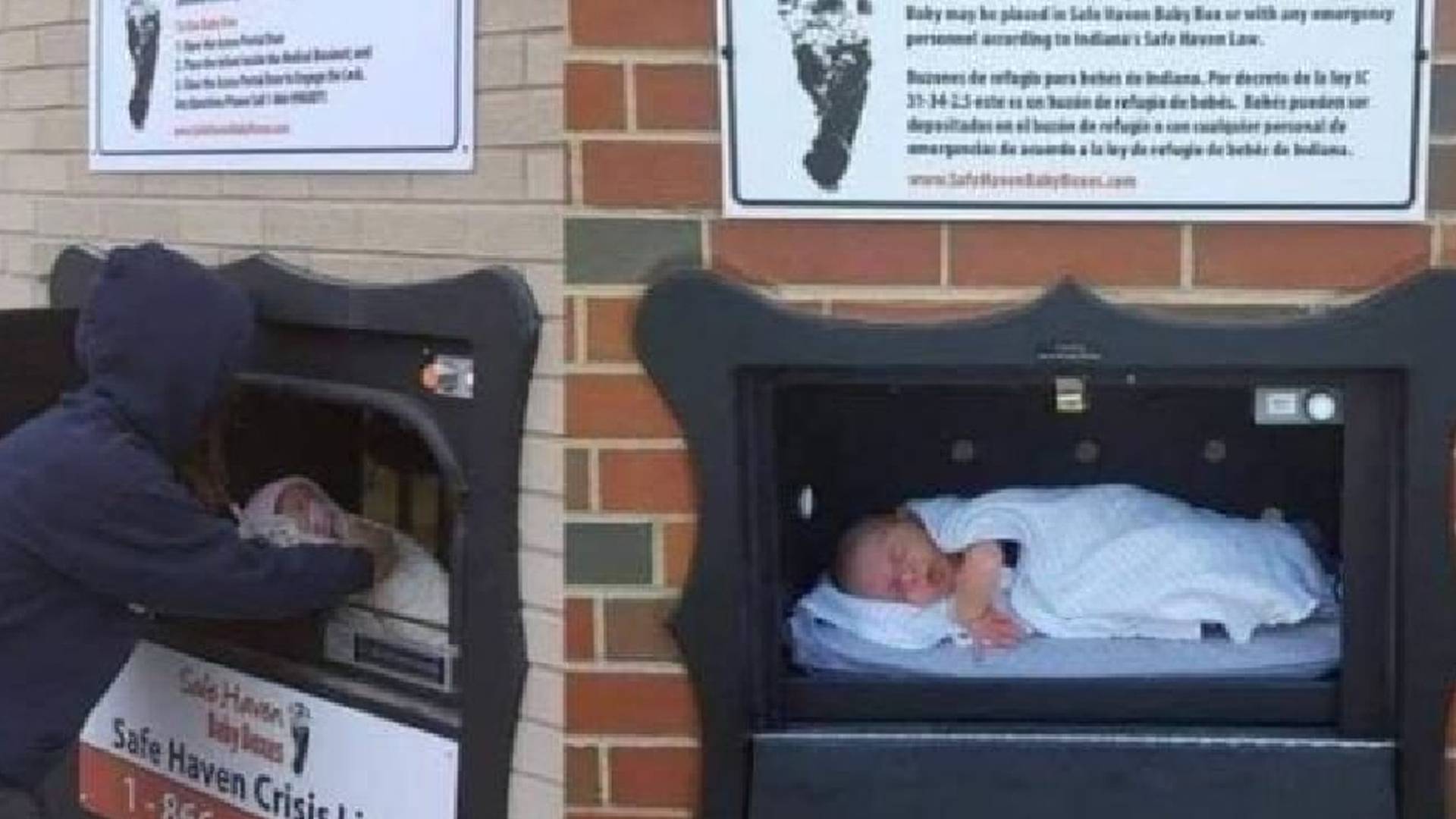 Abandonan bebé en buzón de Bélgica, llevaba dos años vacío