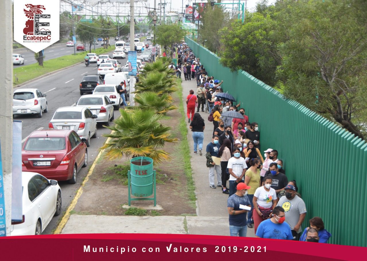 En Ecatepec  26 mil adultos de 40 a 49 años ya están vacunados