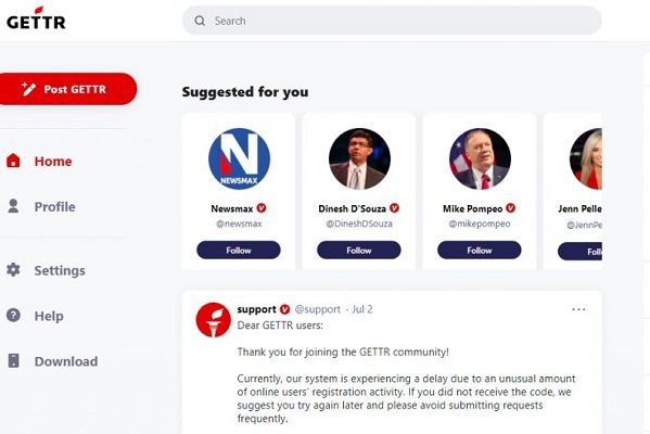 Hackean la red social del grupo de Trump el día de su lanzamiento