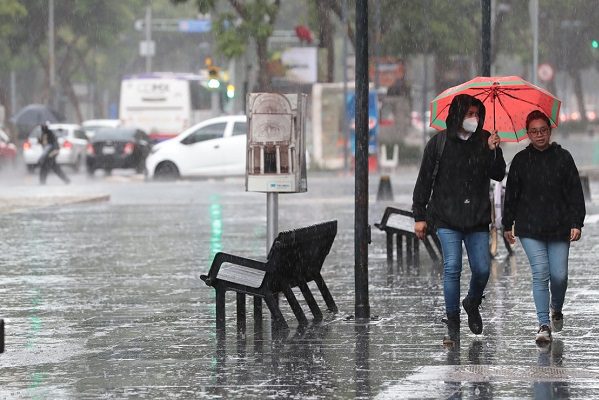Por lluvias fuertes, activan alerta amarilla en ocho alcaldía de CDMX