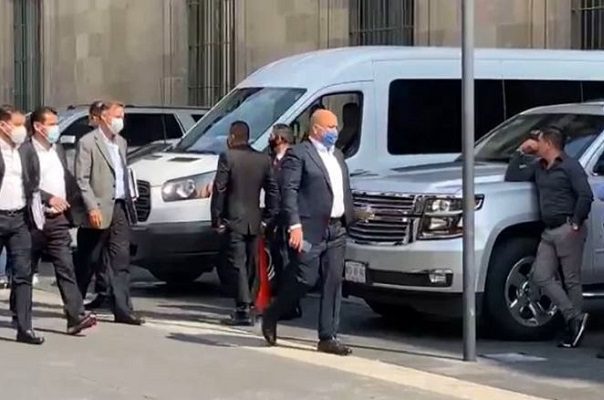 AMLO se reúne con Enrique Alfaro en Palacio Nacional