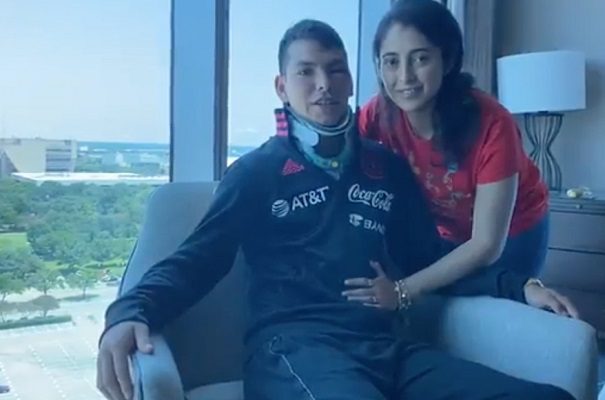 "Chucky" Lozano reaparece en tras lesión y agradece apoyo