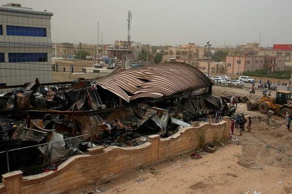 Asciende a 92 el número de muertos por incendio en hospital Covid-19 en Irak
