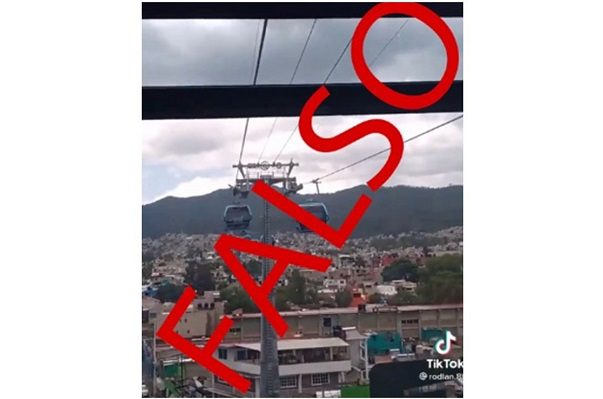 Semovi desmiente a usuario que denunció supuesta falla en Cablebús