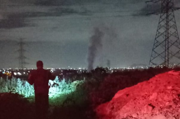 Por fuga de gasolina, cierran la autopista México-Pirámides