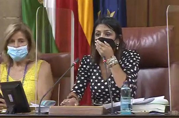 Una rata pone de pie al Parlamento de Andalucía, España #VIDEO