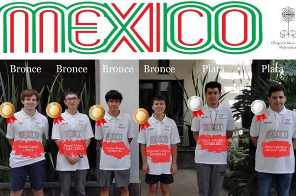 México gana seis medallas en Olimpiada Internacional de Matemáticas