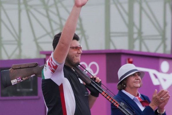 Jorge Orozco se queda cerca del podio en tiro deportivo