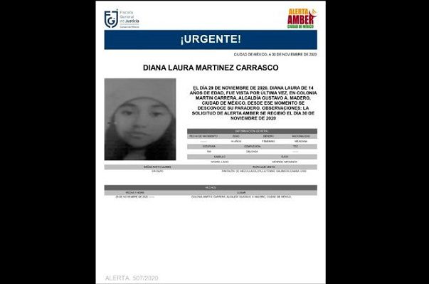 Localizan en Cancún a niña desaparecida en CDMX a finales de 2020