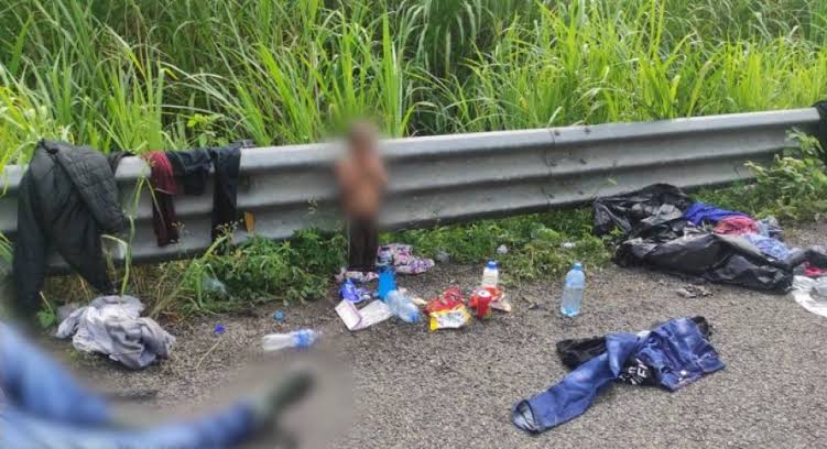 Bebé abandonado en carretera de Veracruz es regresado a Honduras