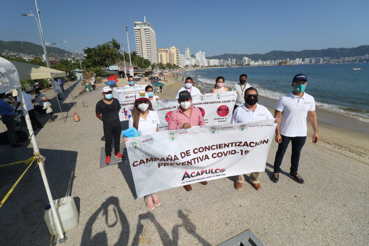 Ante casos de covid-19 analizan cambiar semáforo en Acapulco