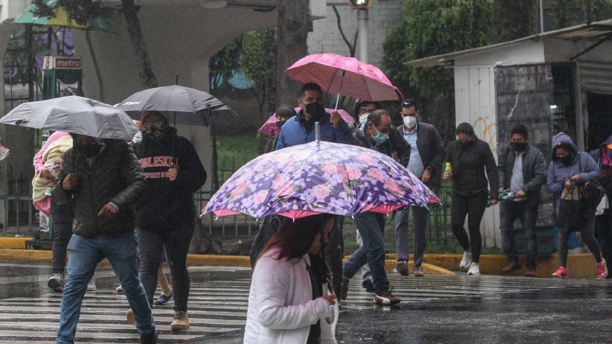 Se esperan lluvias en varios estados, incluidos CDMX y Edomex