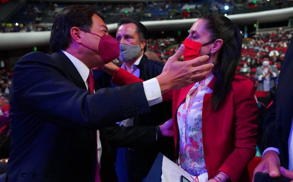 Vitorean a Sheinbaum como futura presidenta en evento de MORENA