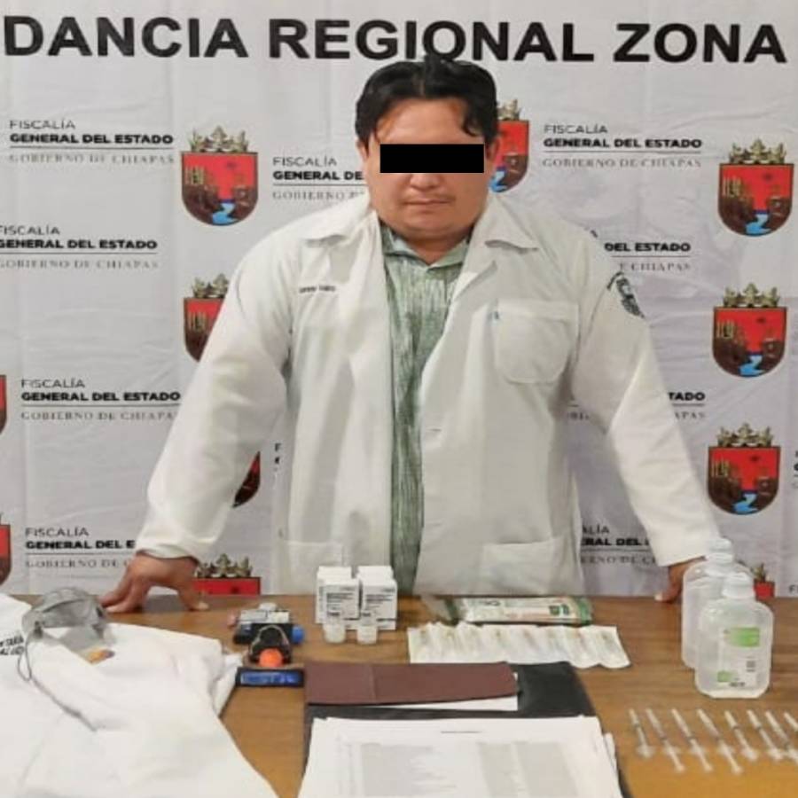 Abren investigación contra supuesto médico que aplicaba presuntas vacunas covid-19 en Tapachula
