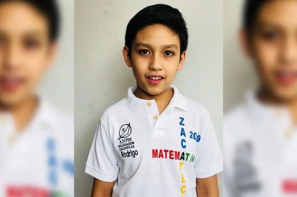 Pequeño de 11 años gana medalla de oro en Competencia internacional de Matemáticas