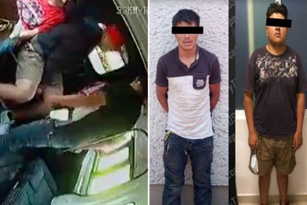 Sujetos asaltan combi en Ecatepec, pero son detenidos por policías #VIDEO