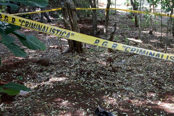 Localizan nueve cuerpos en ocho fosas clandestinas, en Colima