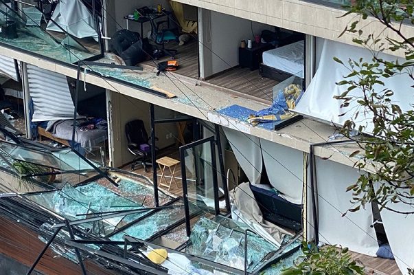 Se registra explosión en edificio sobre Avenida Coyoacán #VIDEOS