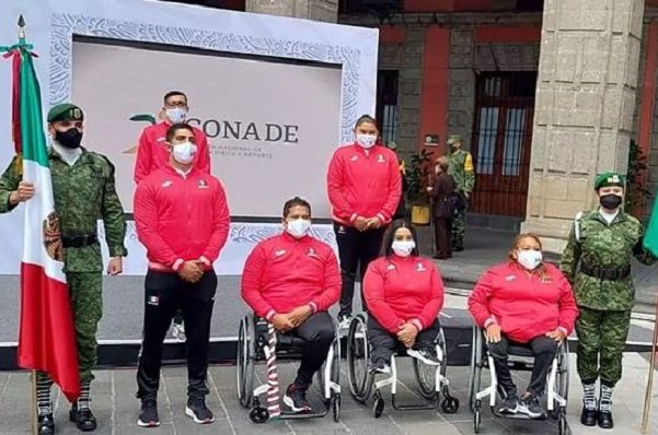 Abanderan a la delegación paralímpica de México que participará en Tokio 2020