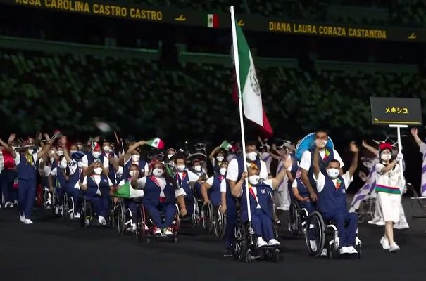 Así desfiló México en inauguración los Juegos Paralímpicos de Tokio