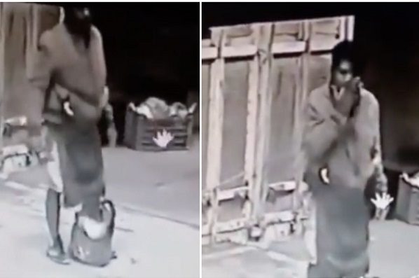 Detienen a hombre que llevaba una cabeza humana en una mochila #VIDEO